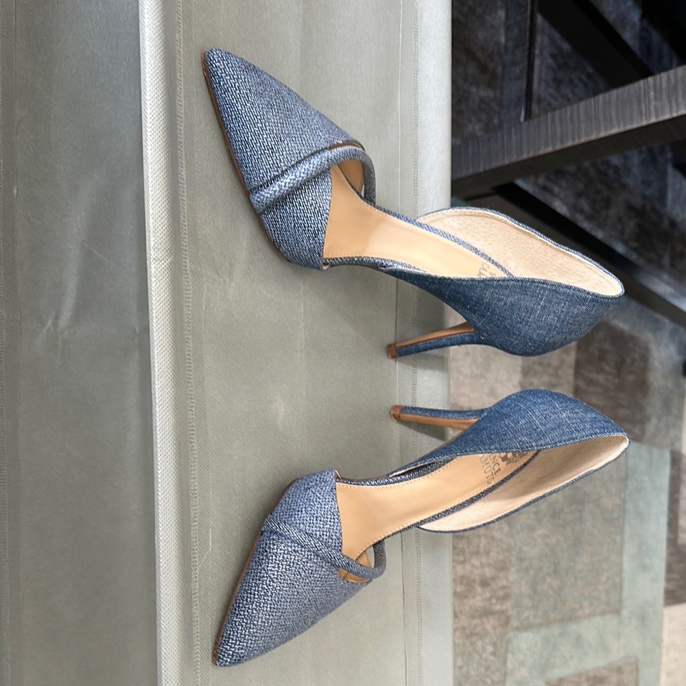 Elegant Blue Women's Heels